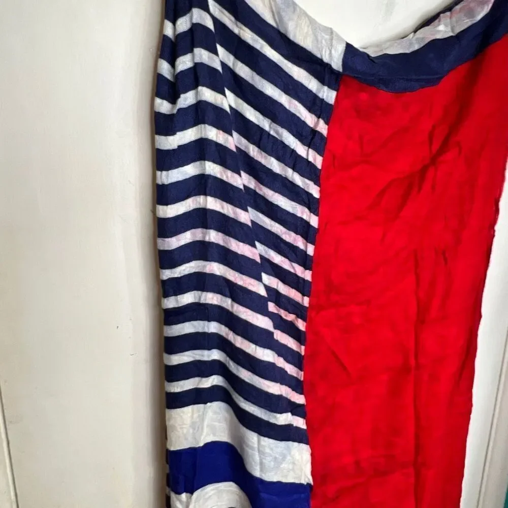 This is a Kate Spade Monaco Stripe Scarf